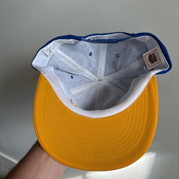 RARE BUFFALO SABRES NHL NWT snapback TED FLETCHER hockey hat - Picture 6 of 8